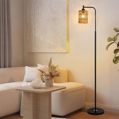 Thehotsale Cylindrical Shade Modern Metal Floor Lamp Standing Light 170Cm H from B&Q