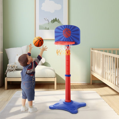 Thehotsale 120-160Cm Adjustable Kids Basketball Hoop With Basketball And Ball Pump