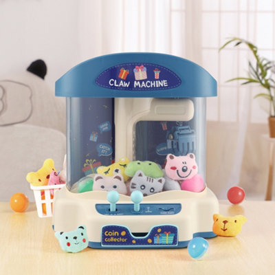Thehotsale Blue Claw Machine For Kids Mini Vending Machine With 20 Game Coins Arcade Game from B&Q