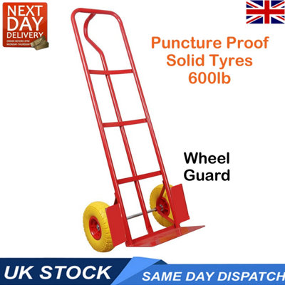 Tuff Mate Sack Truck Hard With Hard Yellow Wheels from B&Q