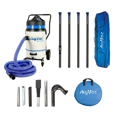 Skyvac Commercial Plus Gutter VacuumGutter Cleaning. 4 Pole Package. Heights Up To 6M/20Ft. from B&Q