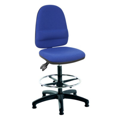Mist 2 Draughtsman ChairBlue Fabric from B&Q