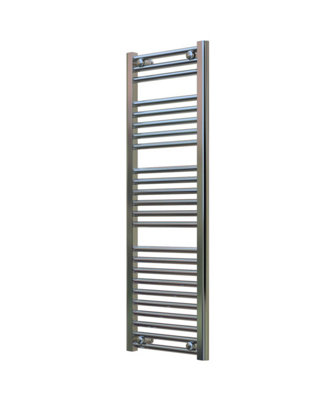 B&Q -  Adige Ladder Chrome Towel Radiator 400mm Wide1150mm High