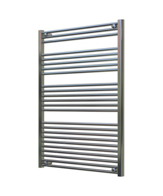 B&Q -  Adige Ladder Chrome Towel Radiator 800mm Wide1200mm High