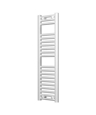 B&Q -  Adige White Heated Towel RailNarrow 300mm Wide1000mm High