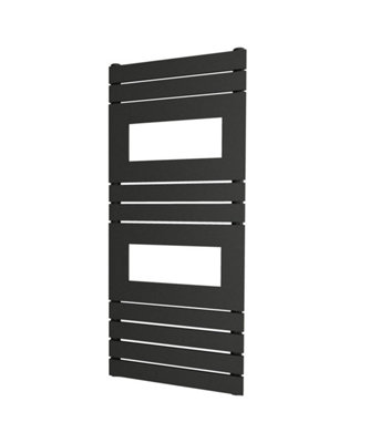 B&Q -  Adige Hersa Designer Towel Radiator Anthracite 500mm X 1288mm