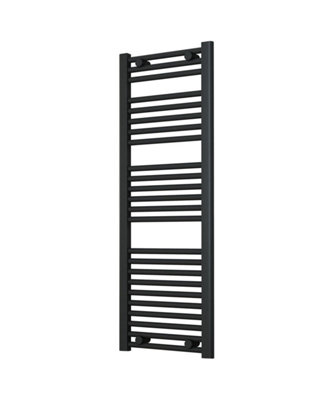 B&Q -  Adige Ladder Anthracite Towel Radiator 400mm Wide1150mm High