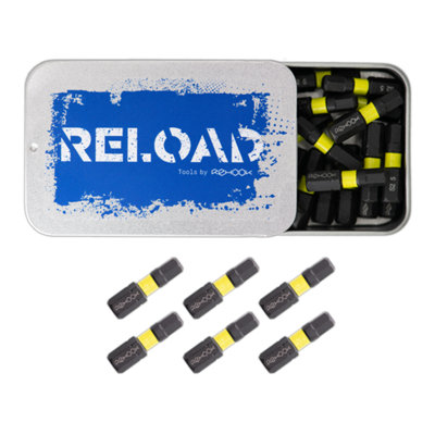Reload H5 25mm Impact Driver Tool Bits 25X from B&Q