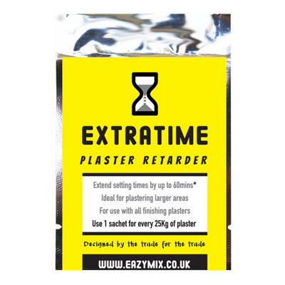 B&Q -  Extratime Plaster Retarder0.04Kg Sachet