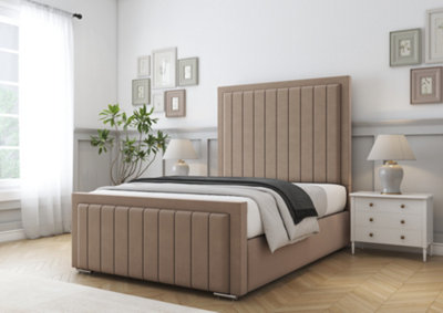 Comfort Beds Arizona Mink Plush Bed Frame from B&Q