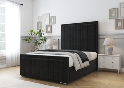 Comfort Beds Arizona Black Plush Bed Frame from B&Q