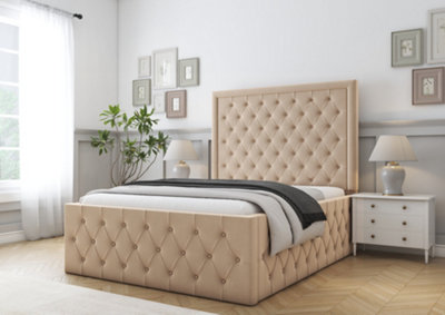 Comfort Beds Winchester Pebble Plush Bed Frame from B&Q