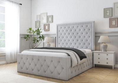 Comfort Beds Winchester Silver Naples Bed Frame from B&Q