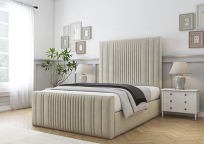 Comfort Beds The Foxy Cream Plush Bed Frame from B&Q