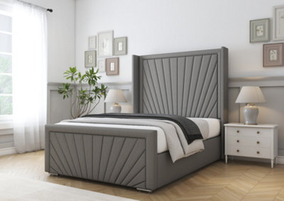 Comfort Beds Sunrise Pewter Dumfries Bed Frame from B&Q