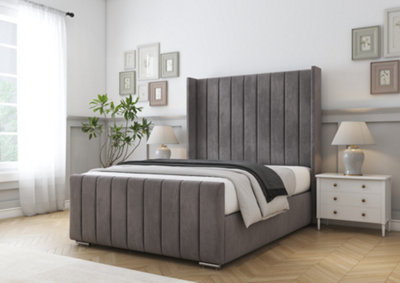 Comfort Beds Serena Slate Naples Bed Frame from B&Q