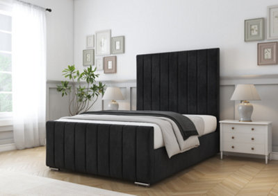 Comfort Beds Sara Black Naples Bed Frame from B&Q