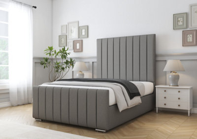Comfort Beds Sara Pewter Dumfries Bed Frame from B&Q