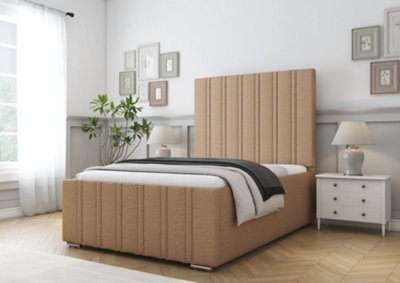 Comfort Beds Paris Latte Dumfries Bed Frame from B&Q