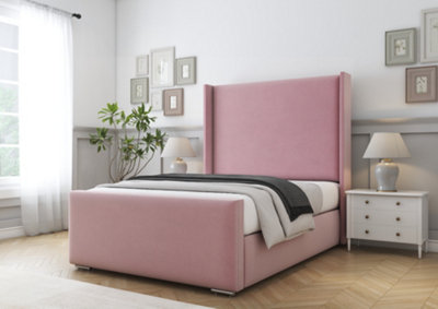 Comfort Beds Madrid Blush Plush Bed Frame from B&Q