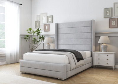 Comfort Beds Madrid Silver Naples Bed Frame from B&Q