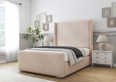 Comfort Beds Madrid Sand Naples Bed Frame from B&Q