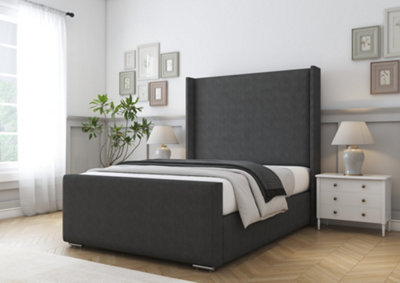 Comfort Beds Madrid Steel Dumfries Bed Frame from B&Q