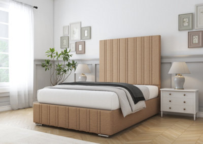 Comfort Beds Lorenzo Latte Dumfries Bed Frame from B&Q