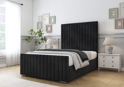Comfort Beds Khloe Black Naples Bed Frame from B&Q