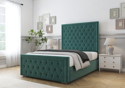 Comfort Beds Hilton Emerald Plush Bed Frame from B&Q