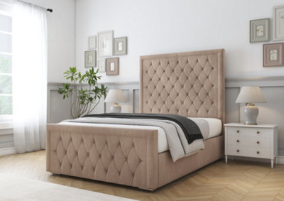 Comfort Beds Hilton Mink Naples Bed Frame from B&Q