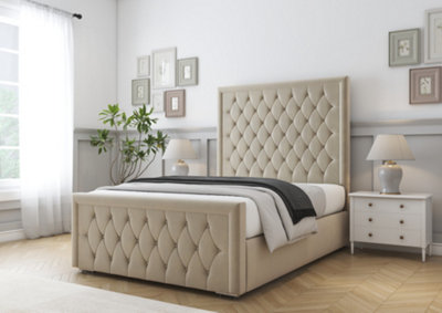 Comfort Beds Hilton Almond Conistan Bed Frame from B&Q