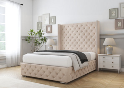 Comfort Beds Emily Sand Naples Bed Frame from B&Q