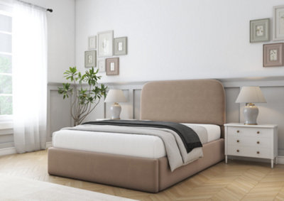 Comfort Beds Diana Mink Plush Bed Frame from B&Q