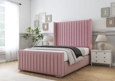 Comfort Beds Chester Blush Plush Bed Frame from B&Q