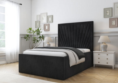 Comfort Beds Kensington Black Naples Bed Frame from B&Q