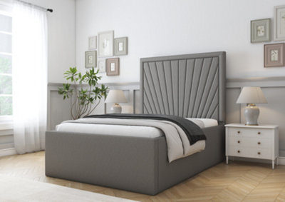 Comfort Beds Kensington Pewter Dumfries Bed Frame from B&Q