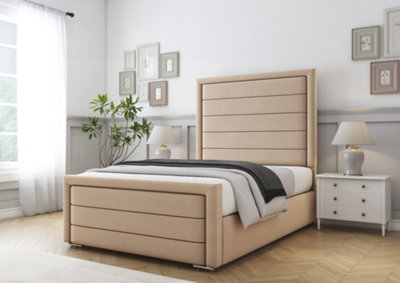 Comfort Beds Anna Pebble Plush Bed Frame from B&Q