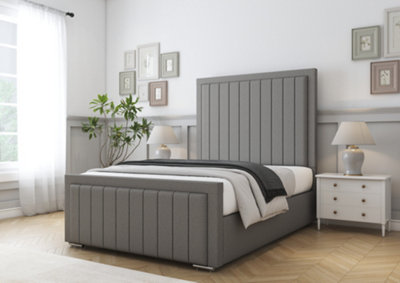 Comfort Beds Arizona Pewter Dumfries Bed Frame With Mattress from B&Q