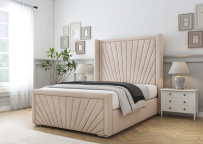 Comfort Beds Sunrise Sand Naples Bed Frame With Mattress from B&Q