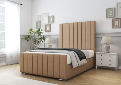 Comfort Beds Sara Latte Dumfries Bed Frame With Mattress from B&Q