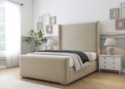 Comfort Beds Madrid Almond Conistan Bed Frame With Mattress from B&Q