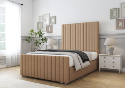 Comfort Beds Khloe Latte Dumfries Bed Frame With Mattress from B&Q