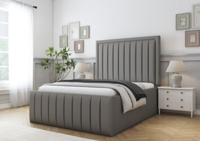 Comfort Beds Emperor Pewter Dumfries Bed Frame With Mattress from B&Q