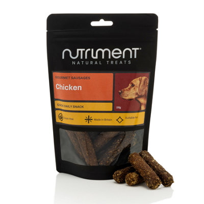 Pet Treats Wholesale Natural Treats Gourmet Sausages Chicken (150G) Highly Digestible Grain Free Treats from B&Q