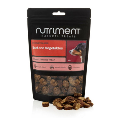 Pet Treats Wholesale Natural Treats Gourmet Slices Beef & Vegetable For Dogs (200G) Highly Digestible Grain Free Treats from B&Q