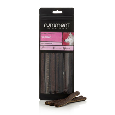 Pet Treats Wholesale Natural Treats Gourmet Pure Venison Sticks (5Pcs) Hypoallergenic Digestible Low Fat Treats from B&Q