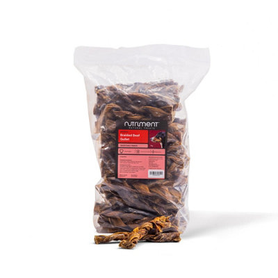 Pet Treats Wholesale Braided Beef Gullet (1Kg) Hypoallergenic Grain Free Low Fat Treats from B&Q