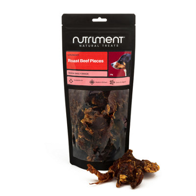 Pet Treats Wholesale Natural Treats Roast Beef Pieces For Dogs (150G) High Protein Digestible Treats from B&Q