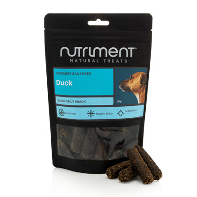 Pet Treats Wholesale Natural Treats Gourmet Sausages Duck (150G) Highly Digestible Grain Free Treats from B&Q